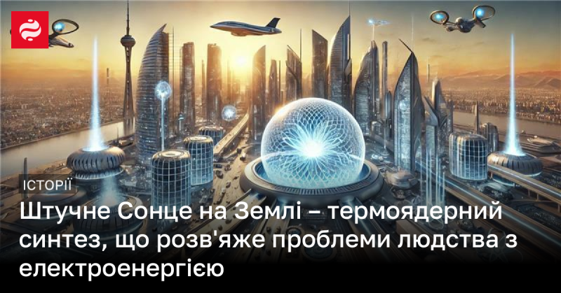 Наземне штучне Сонце - термоядерний синтез, який може стати вирішенням енергетичних проблем людства.